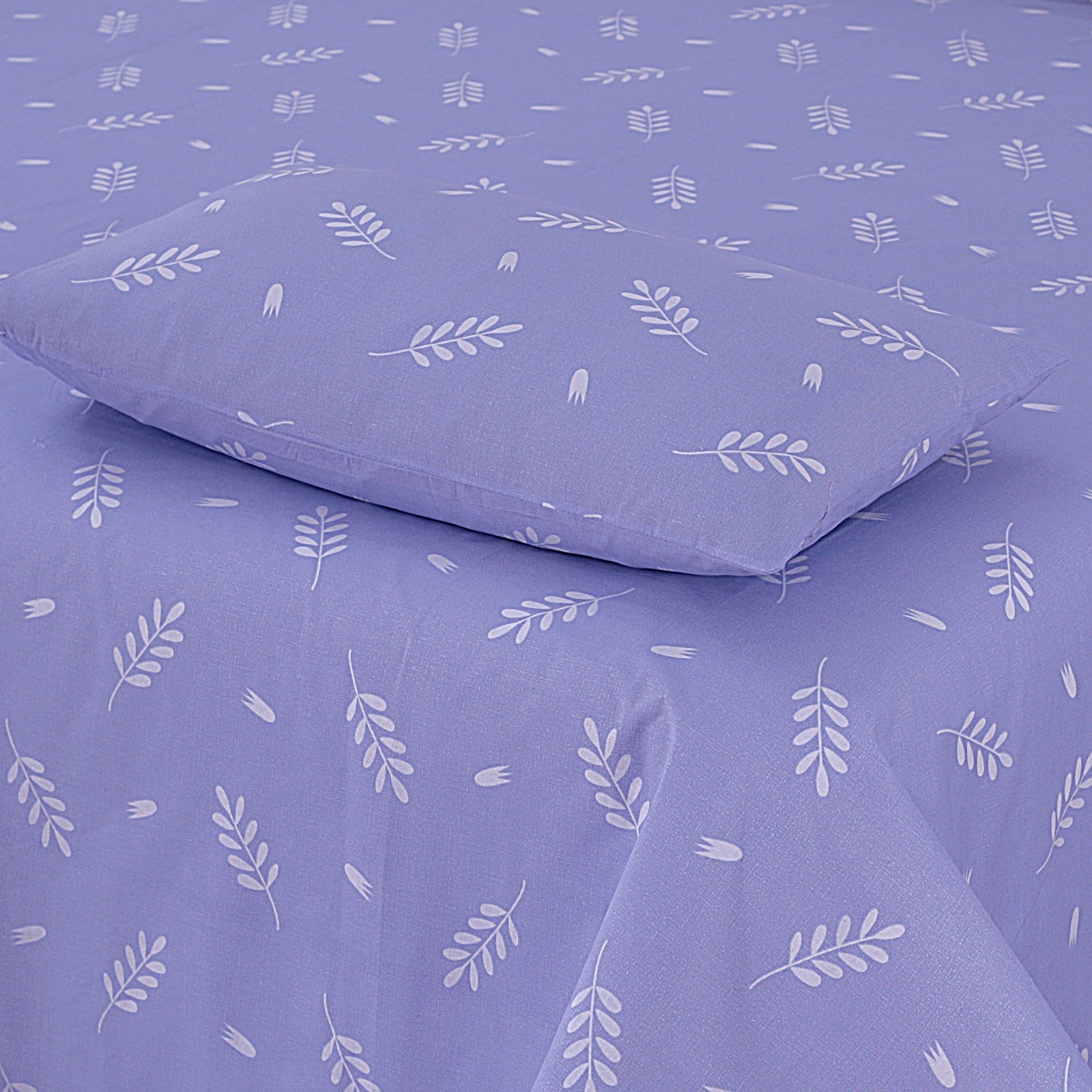 Bliss Leaf Print 3pcs Cotton Punch